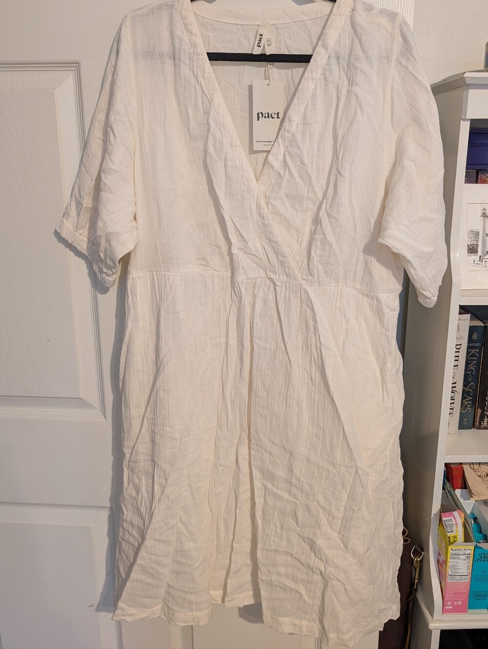 Pact V Neck Dress